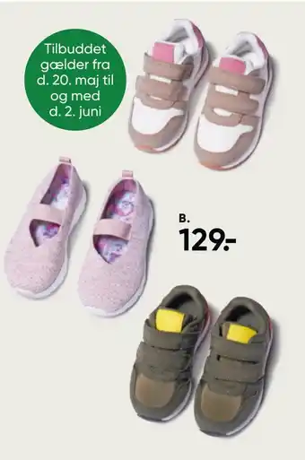 Bilka Børne sneakers eller ballerina tilbud