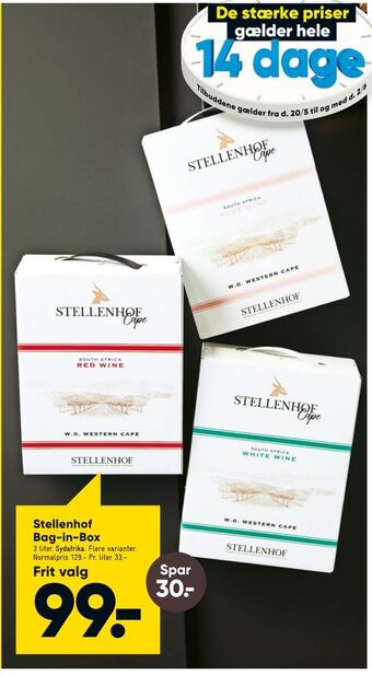 Bilka Stellenhof Bag-in-Box tilbud