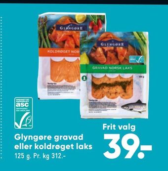 Bilka Glyngøre gravad eller koldrøget laks tilbud