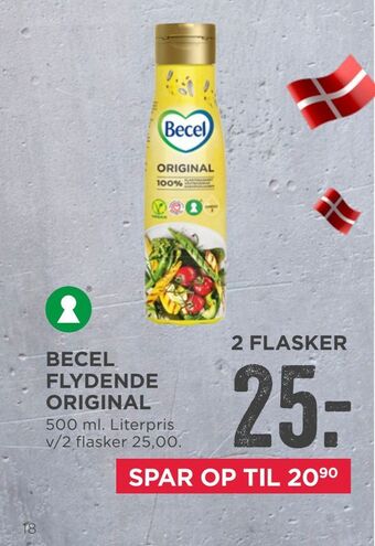 MENY Becel flydende original tilbud