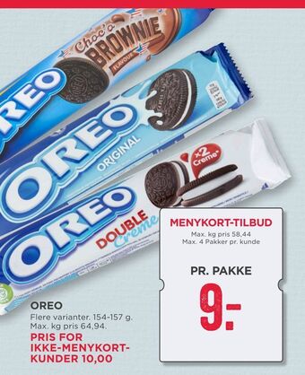 MENY Oreo tilbud