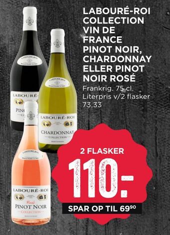 MENY Labouré-roi collection vin de france pinot noir, chardonnay eller pinot noir rosé tilbud