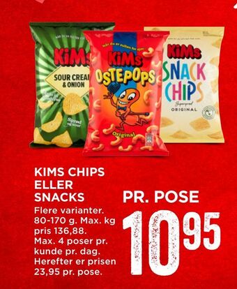 Kims chips eller snacks