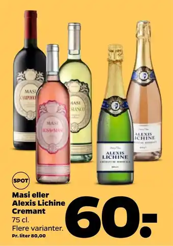 Netto Masi eller Alexis Lichine Cremant tilbud
