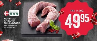 MENY Mørbrad af dansk frilandsgris tilbud