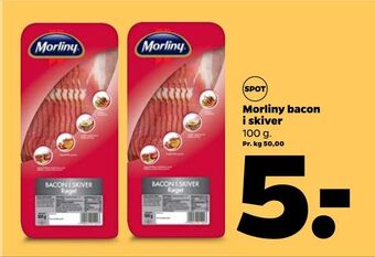 Morliny bacon i skiver