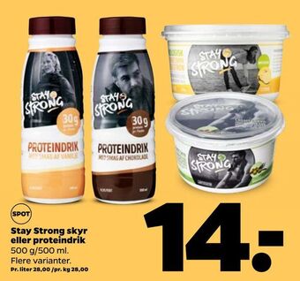 Stay Strong skyr eller proteindrik