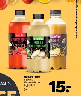 Netto Naturli juice tilbud