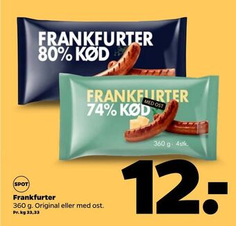 Netto Frankfurter tilbud
