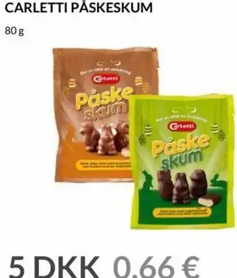 Nielsen's Discount Carletti Påskeskum 80g tilbud