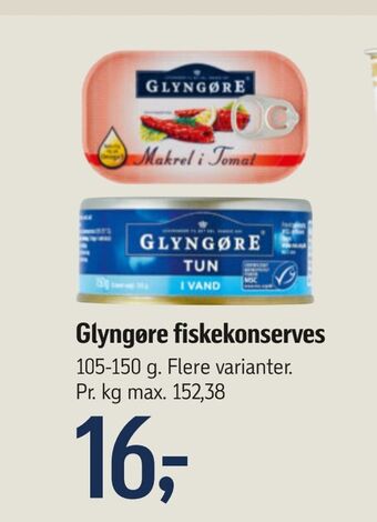 Føtex Glyngøre fiskekonserves tilbud