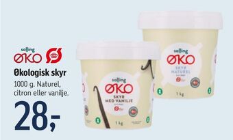 Føtex Økologisk skyr tilbud