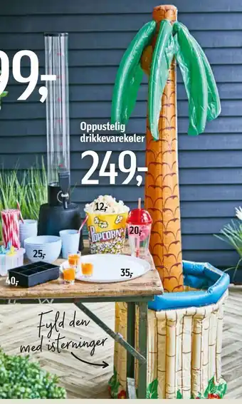 Oppustelig drikkevarekøler