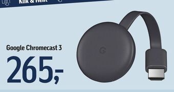 Føtex Google Chromecast 3 tilbud