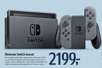 Føtex Nintendo Switch konsol tilbud