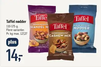 Føtex Taffel nødder tilbud