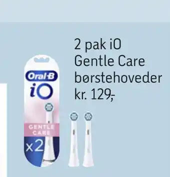 Føtex 2 pak iO Gentle Care børstehoveder tilbud