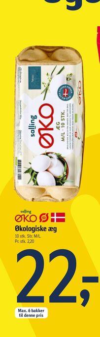 Føtex Økologiske æg tilbud