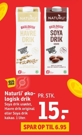 Naturli' økologisk drik