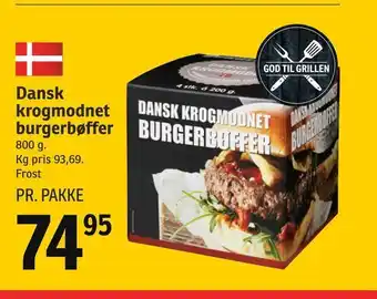 SPAR Dansk krogmodnet burgerbøffer tilbud