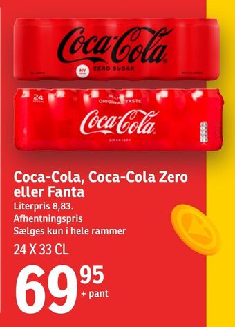 Coca-Cola, Coca-Cola Zero eller Fanta