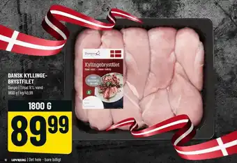 Løvbjerg Dansk Kyllinge Brystfilet 1800g tilbud