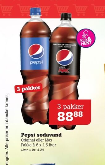 Poetzsch Padborg Pepsi cola tilbud