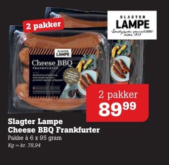 Poetzsch Padborg Slagter lampe frankfurter tilbud