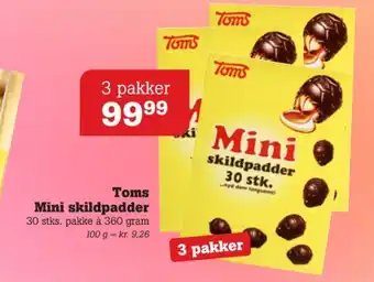 Poetzsch Padborg Toms chokoladeskildpadder tilbud