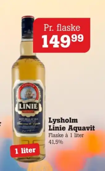 Poetzsch Padborg Linie aquavit snaps tilbud
