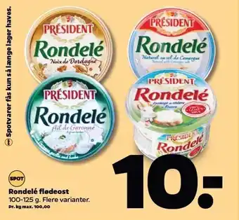 Netto Rondelé flødeost tilbud