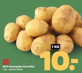 Netto ØGO økologiske kartofler 1 kg tilbud