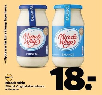 Netto Miracle whip tilbud