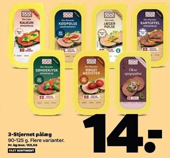 Netto 3-stjernet pålæg tilbud