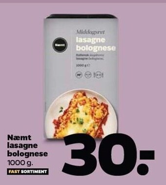 Netto Næmt lasagne bolognese tilbud