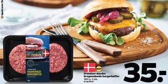 Netto Premieur danske krogmodnede burgerbøffer tilbud
