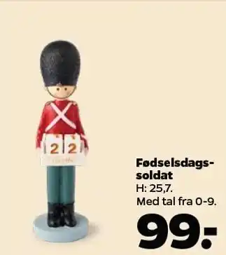 Netto Fødselsdagssoldat tilbud