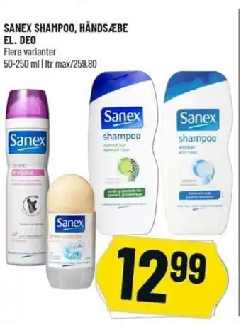 Løvbjerg Sanex Shampoo 50-250ml tilbud