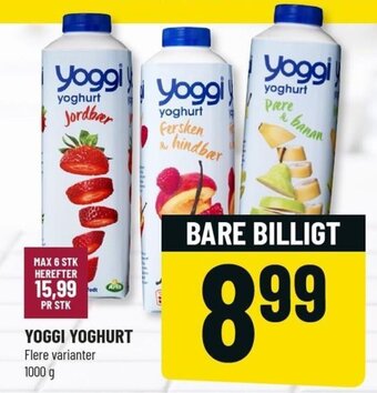 Løvbjerg Yoggi Yoghurt 1000g tilbud