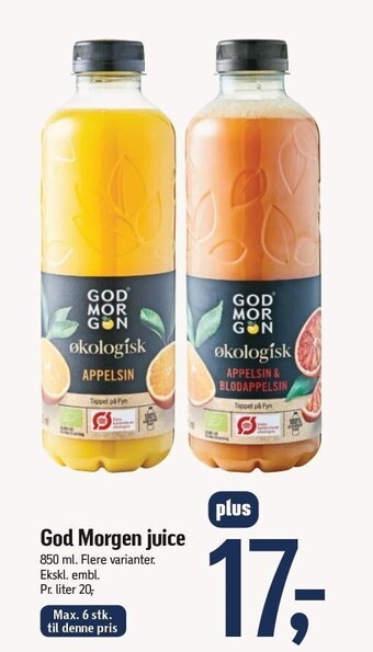 Føtex God Morgen juice tilbud
