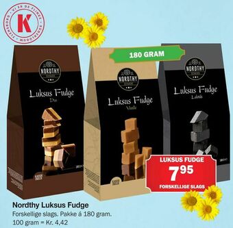 Købmandsgården Nordthy Luksus Fudge tilbud