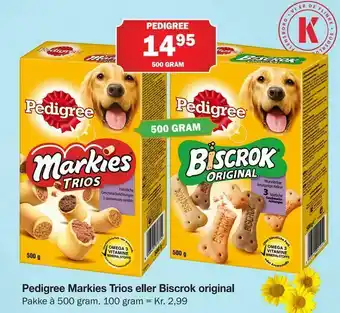 Pedigree Markies Trios eller Biscrok original
