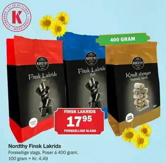 Købmandsgården Nordthy Finsk Lakrids tilbud