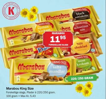 Købmandsgården Marabou King Size tilbud