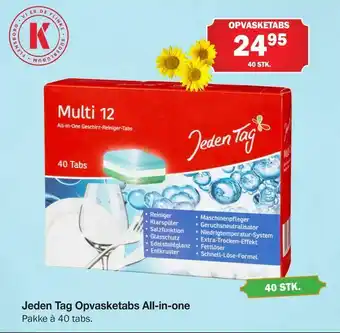 Købmandsgården Jeden Tag Opvasketabs All-in-one tilbud
