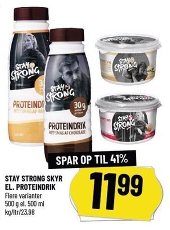 Løvbjerg Stay Strong Skyr el. Proteindrik tilbud