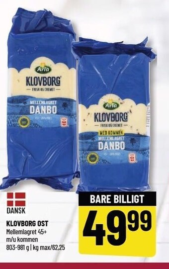 Løvbjerg Klovborg ost tilbud