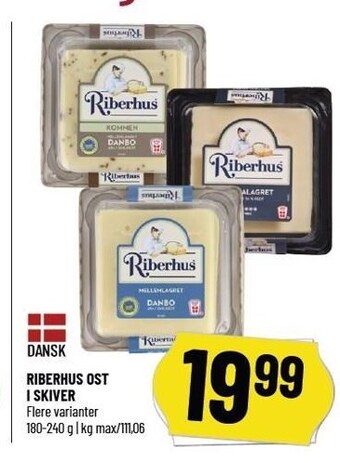 Løvbjerg Riberhus ost i skiver tilbud