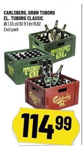 Løvbjerg Carlsberg, Grøn tuborg el. tuborg classic tilbud