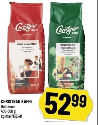 Christgau kaffe